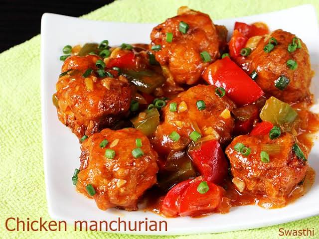 Sweet & Sour Manchurian Chicken