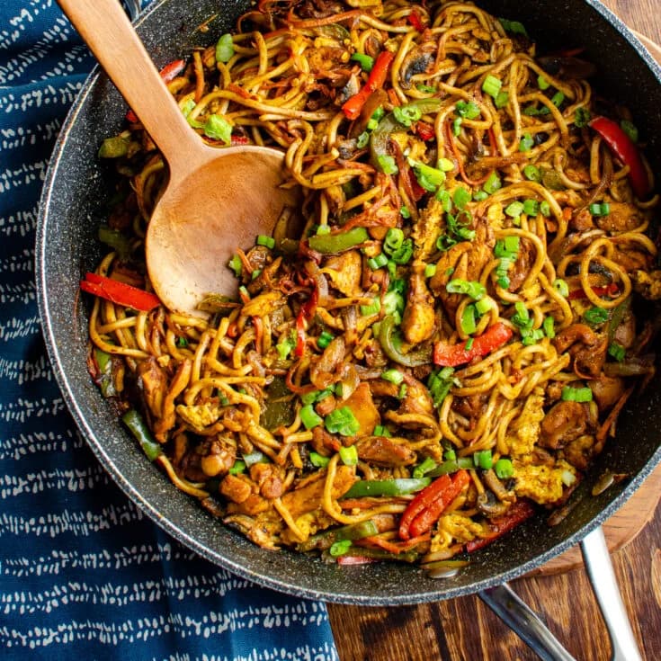 Singapore Chicken Noodles